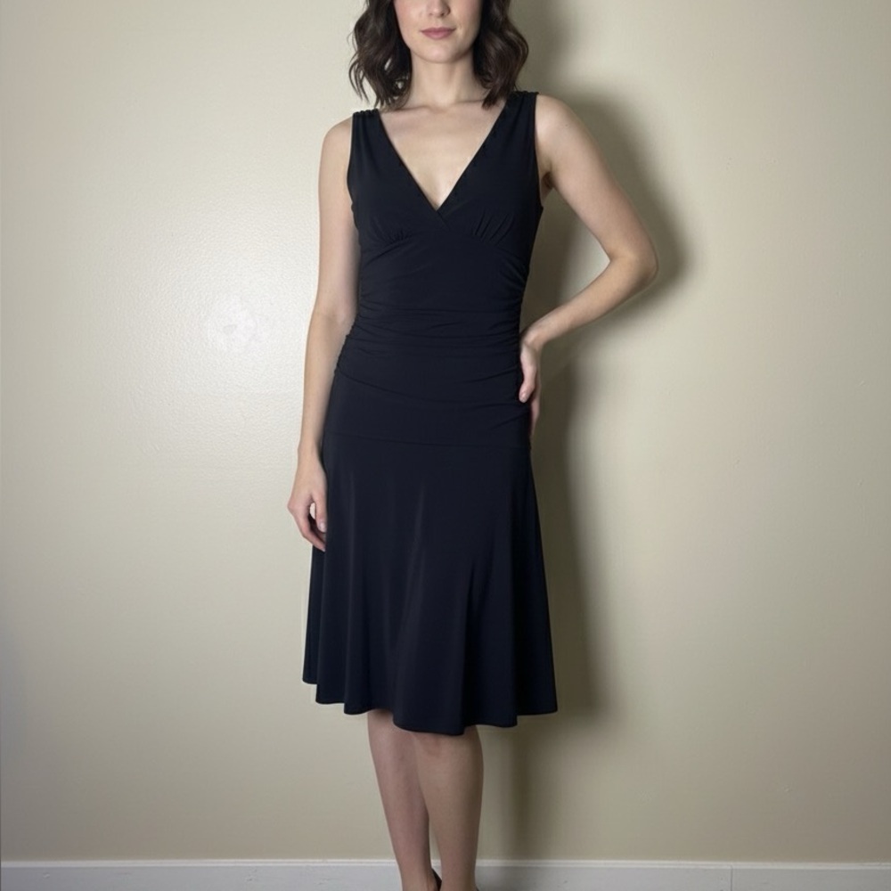 Ruby size Large Elegant Black Sleeveless Dress